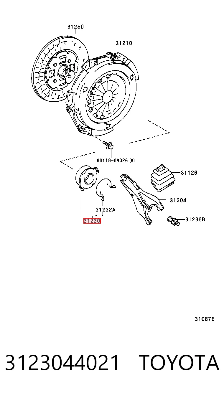 Comprar Cojinete de embrague Toyota Avensis Verso LCM