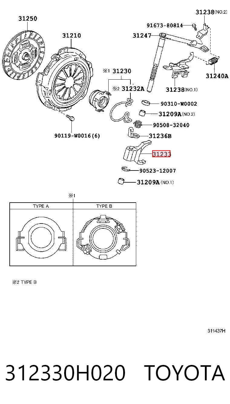 312330H020 Toyota