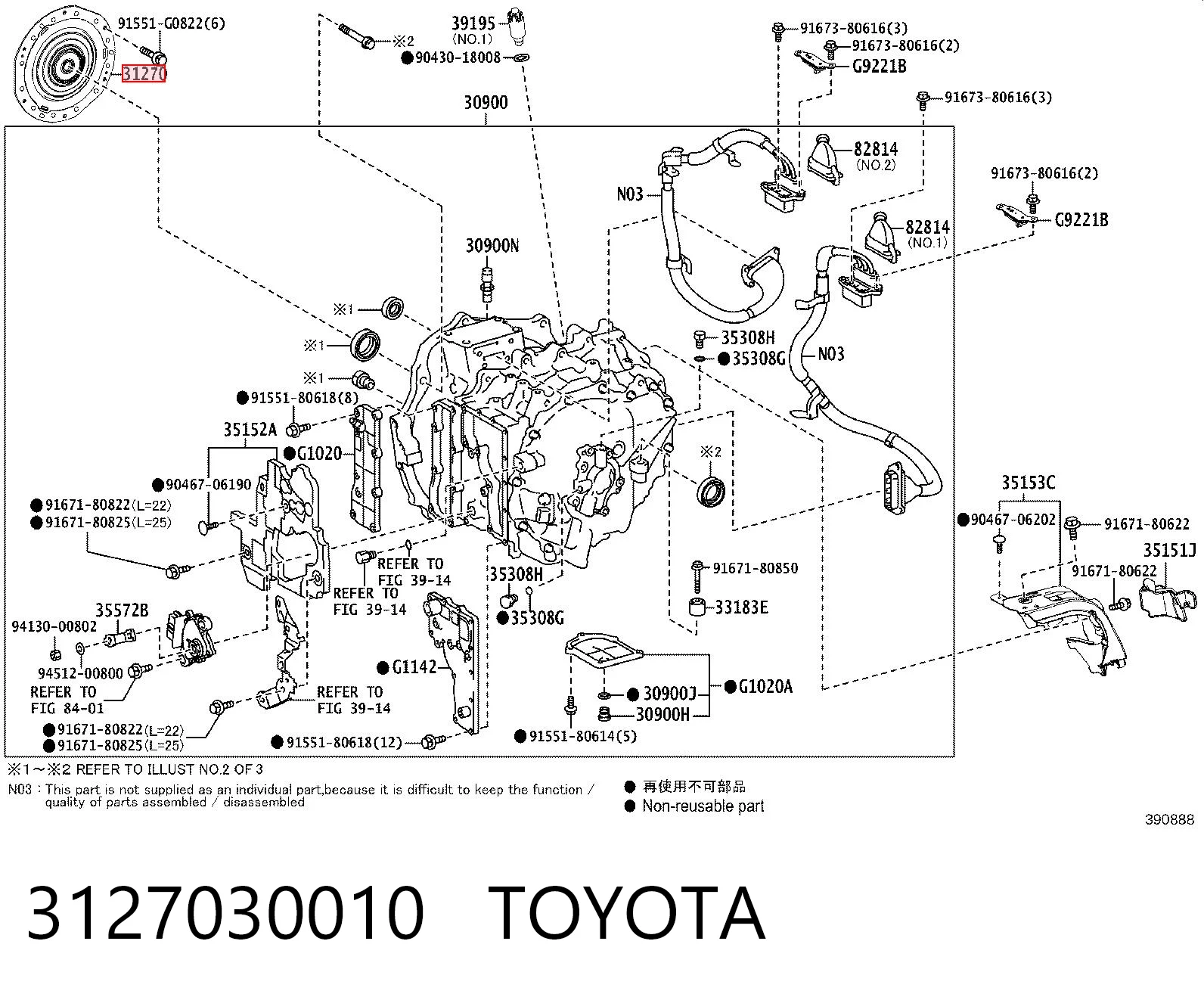 3127030010 Toyota