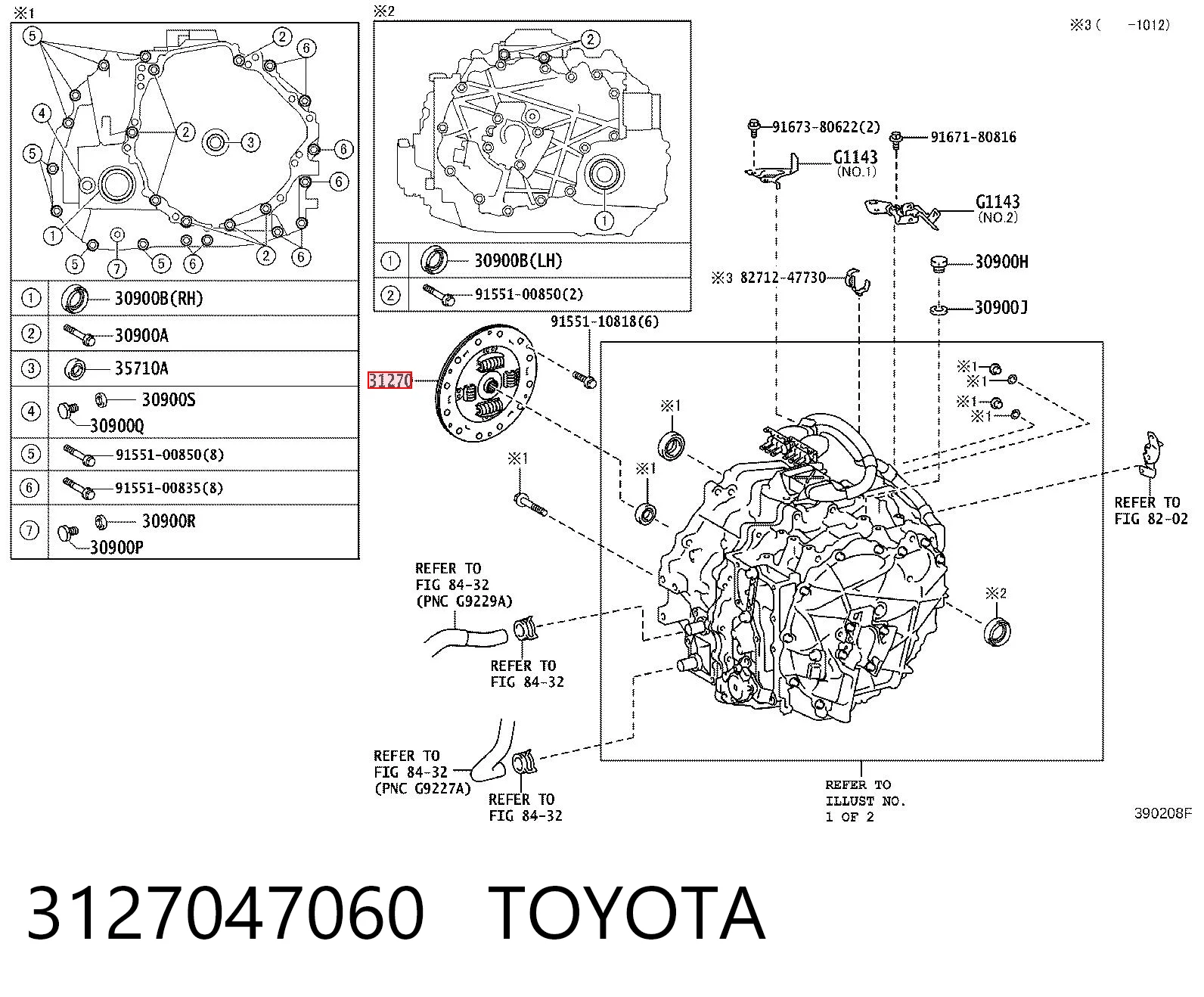 3127047060 Toyota Disco de embrague