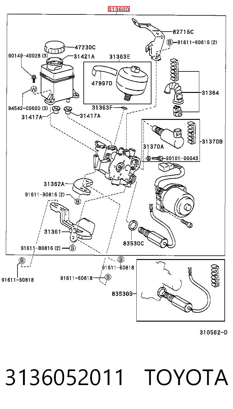 3136052011 Toyota
