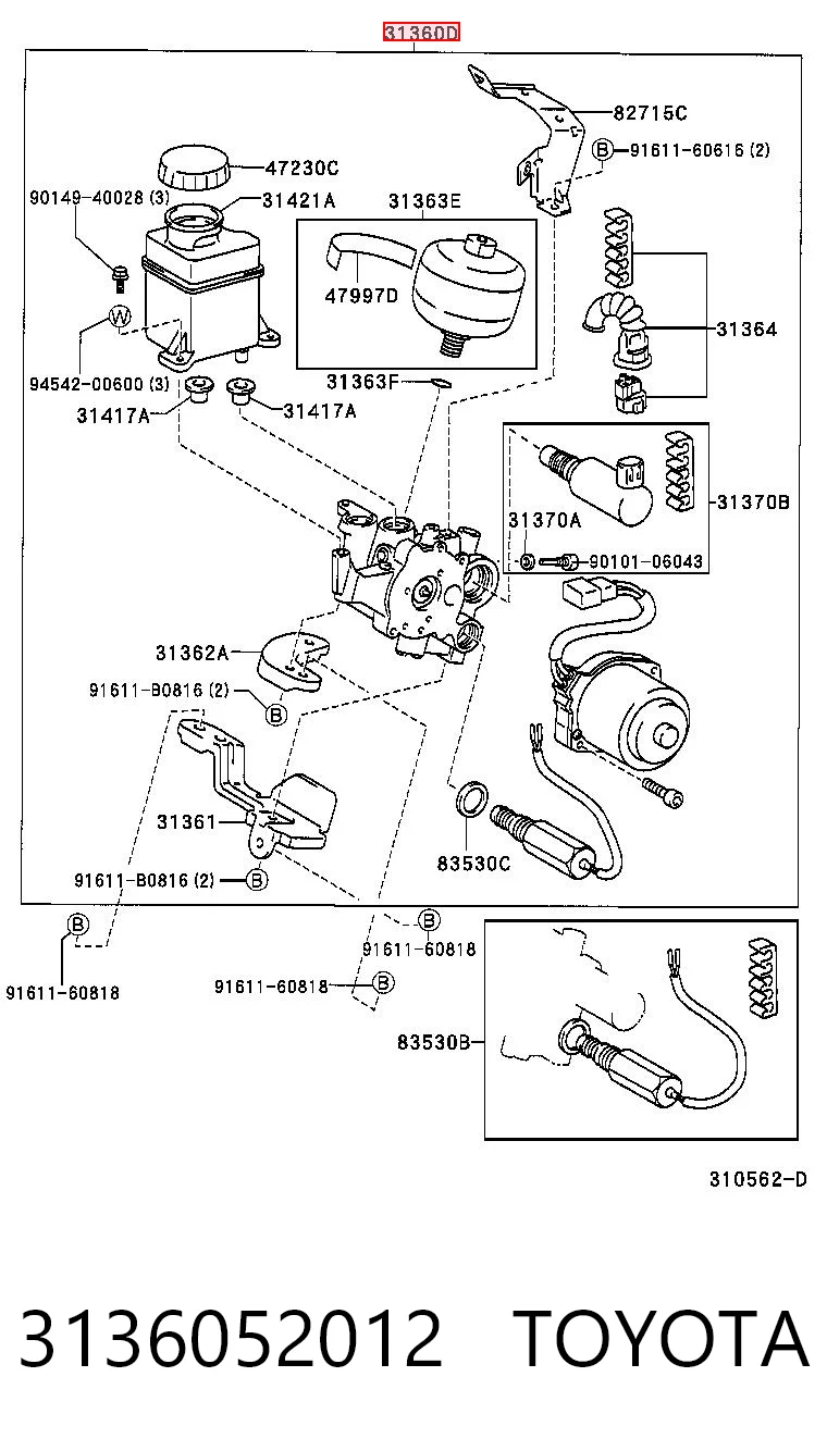 3136052012 Toyota