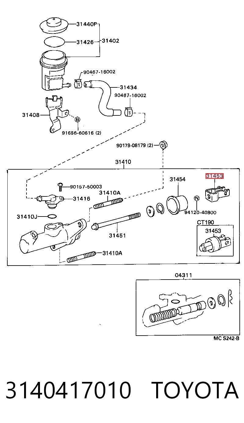 3140417010 Toyota