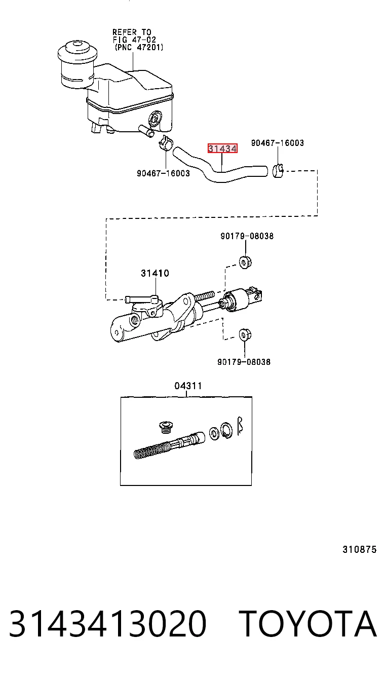 3143413020 Toyota