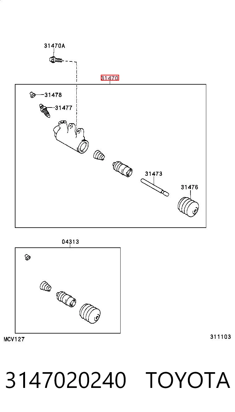 3147020240 Toyota