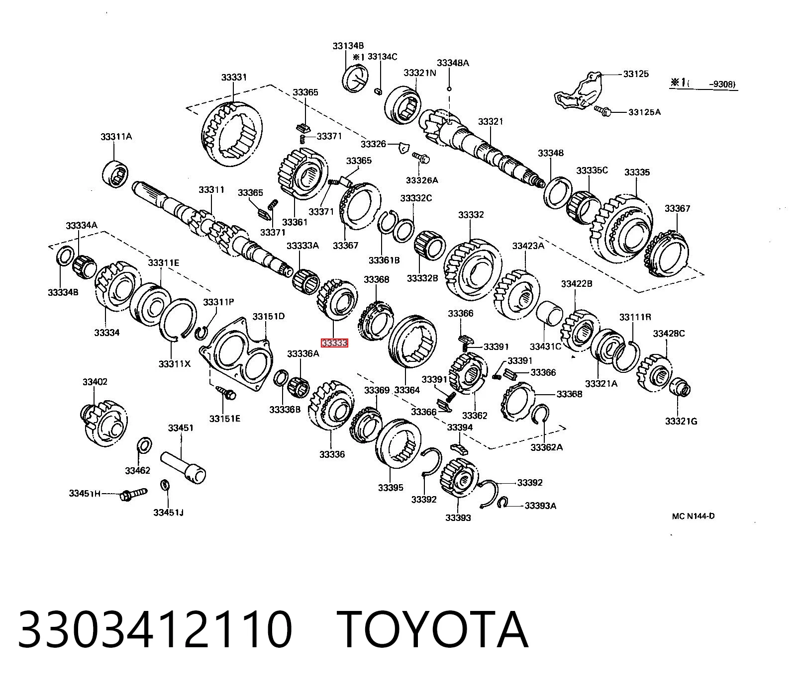 3303412110 Toyota