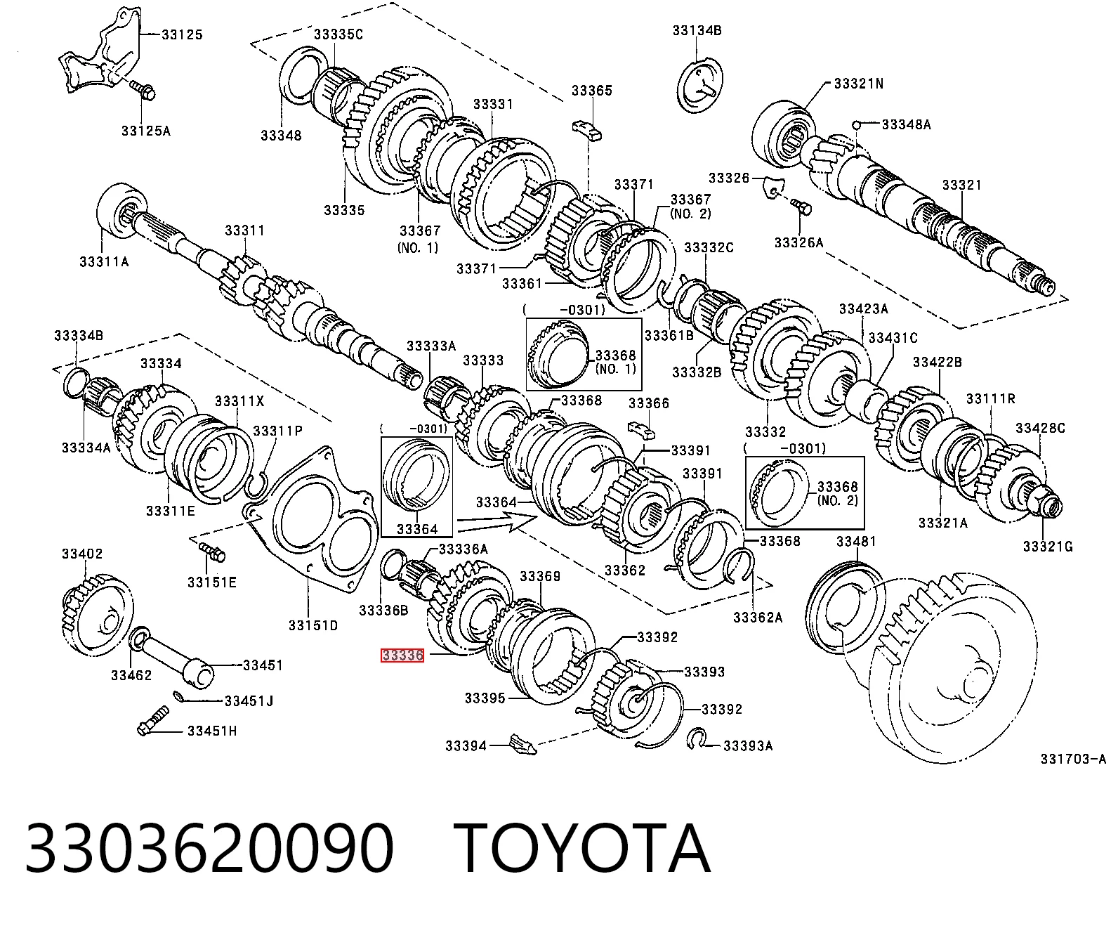 3303620090 Toyota