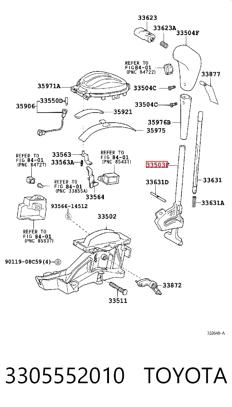 Comprar Palanca de cambios Toyota Yaris  P10 a bajo precio