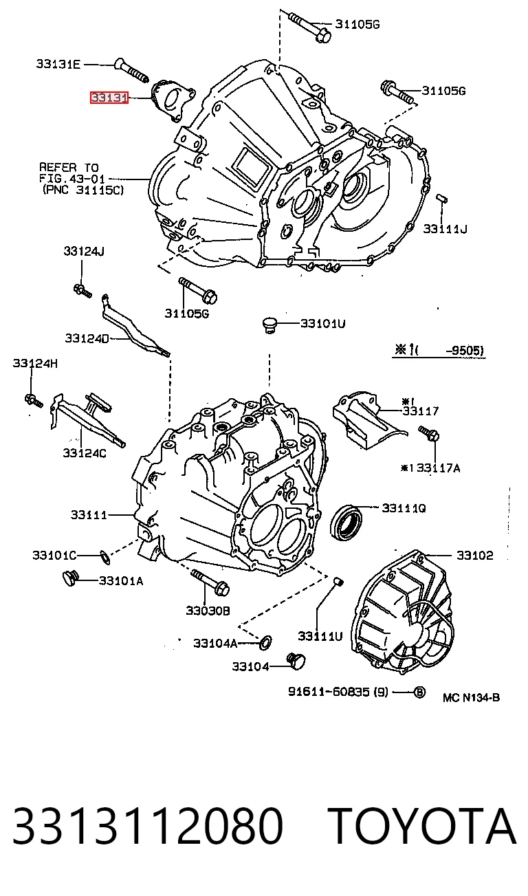 3313112080 Toyota