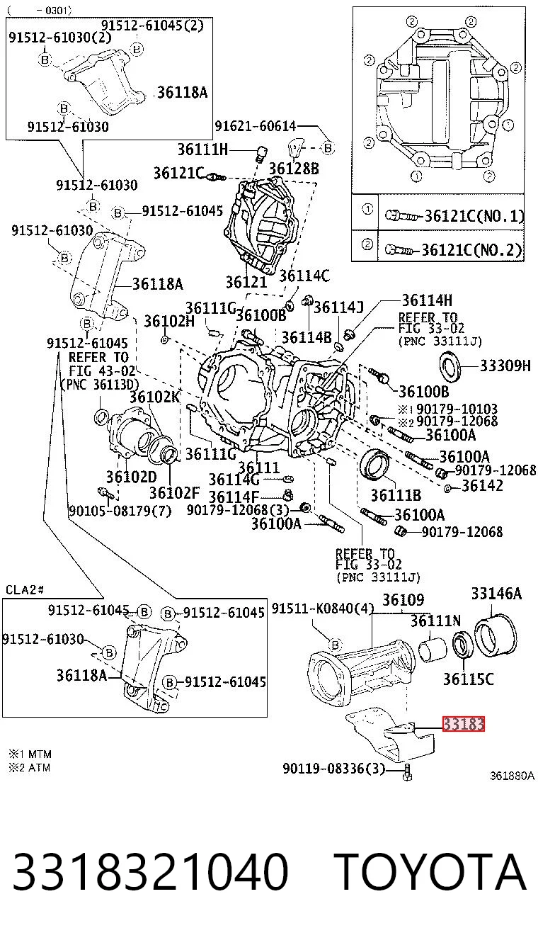 3318321040 Toyota