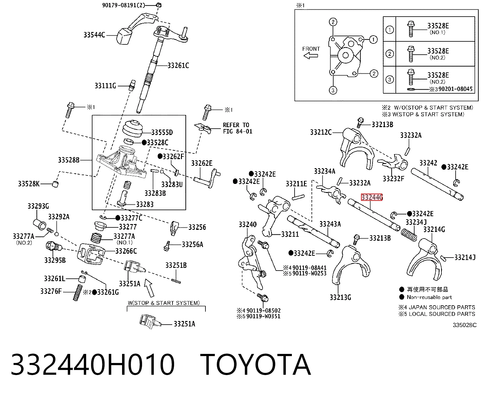 332440H010 Toyota