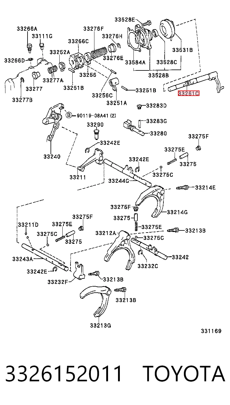 3326152011 Toyota