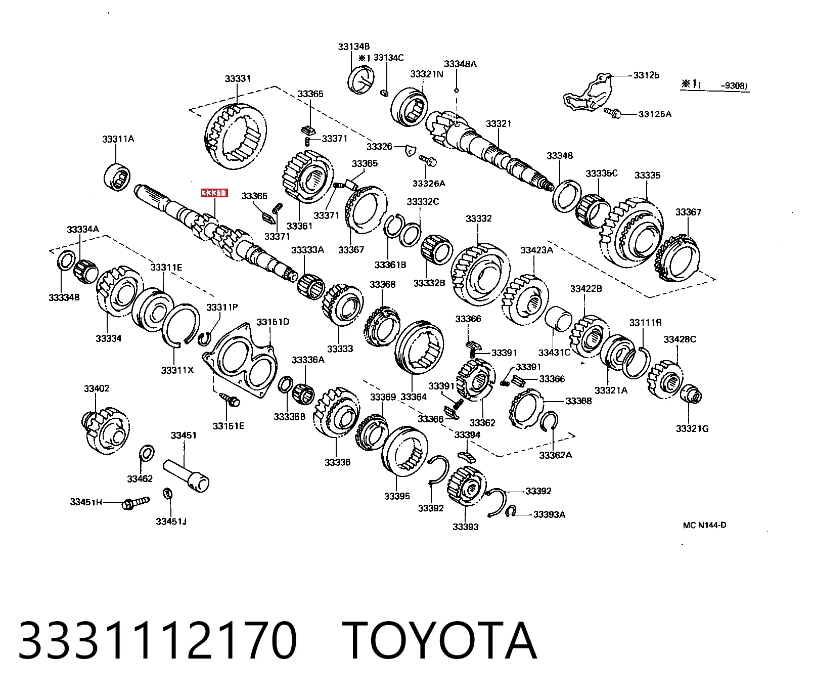 3331112170 Toyota