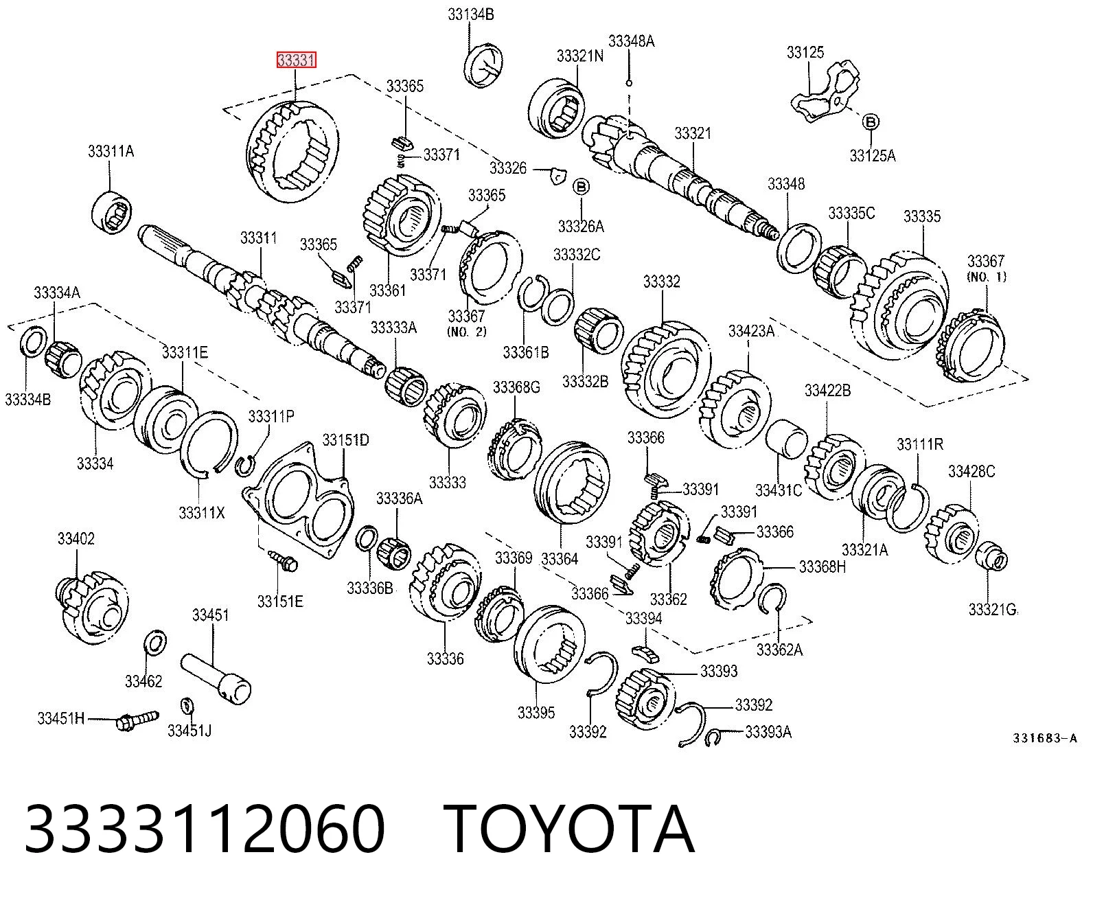 3333112060 Toyota