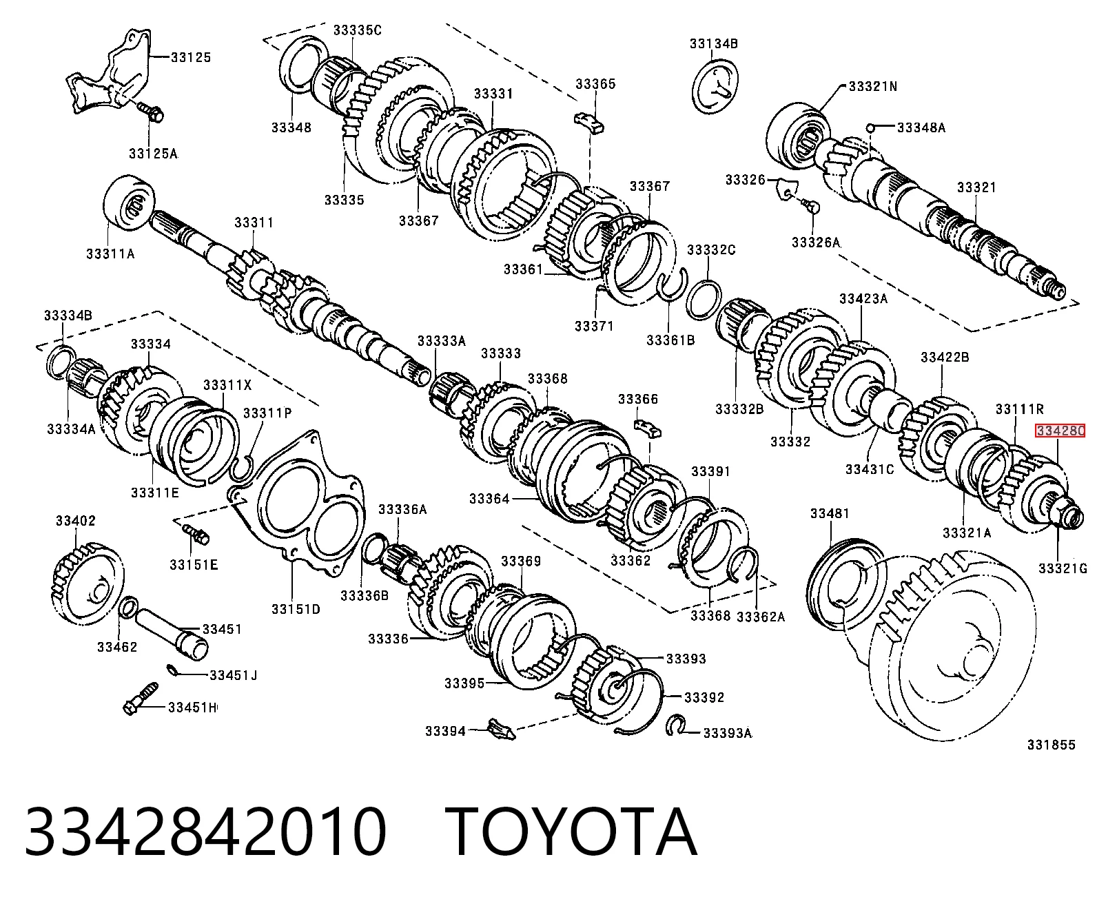 3342842010 Toyota