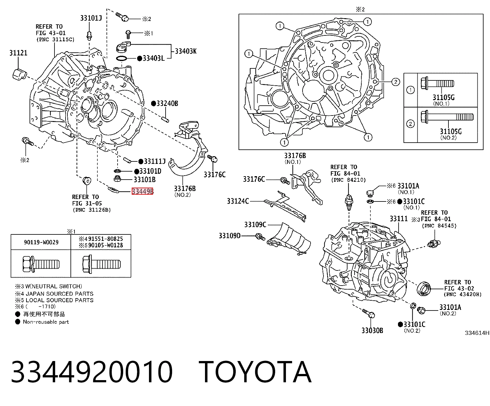 3344920010 Toyota