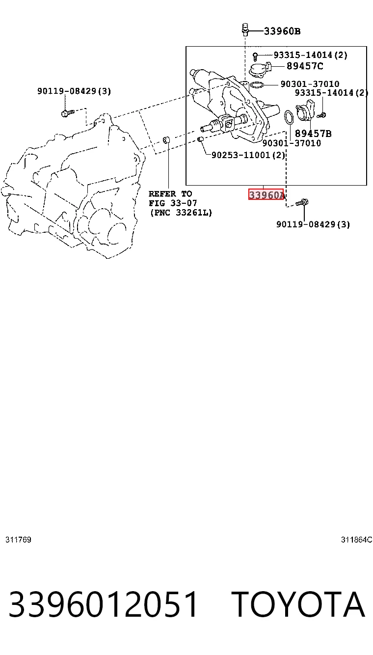 3396012051 Toyota
