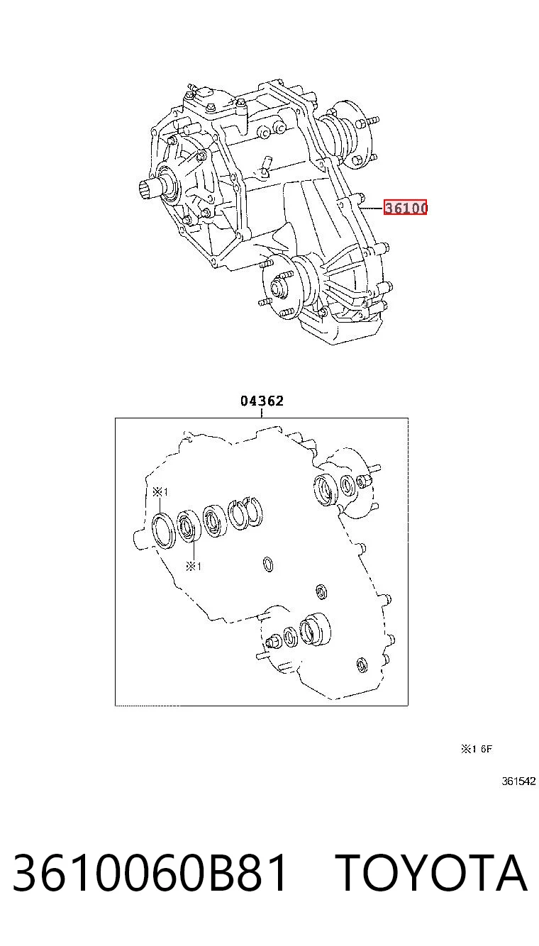 Caja de transferencia para Toyota Land Cruiser PRADO J150