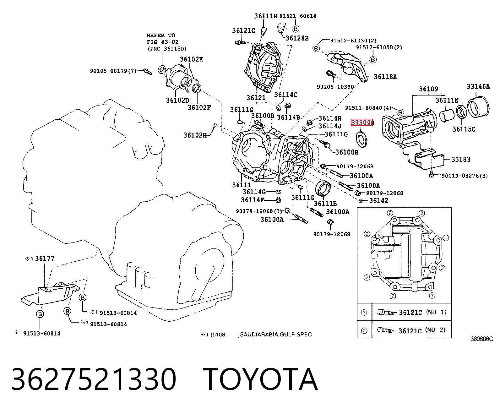3627521330 Toyota