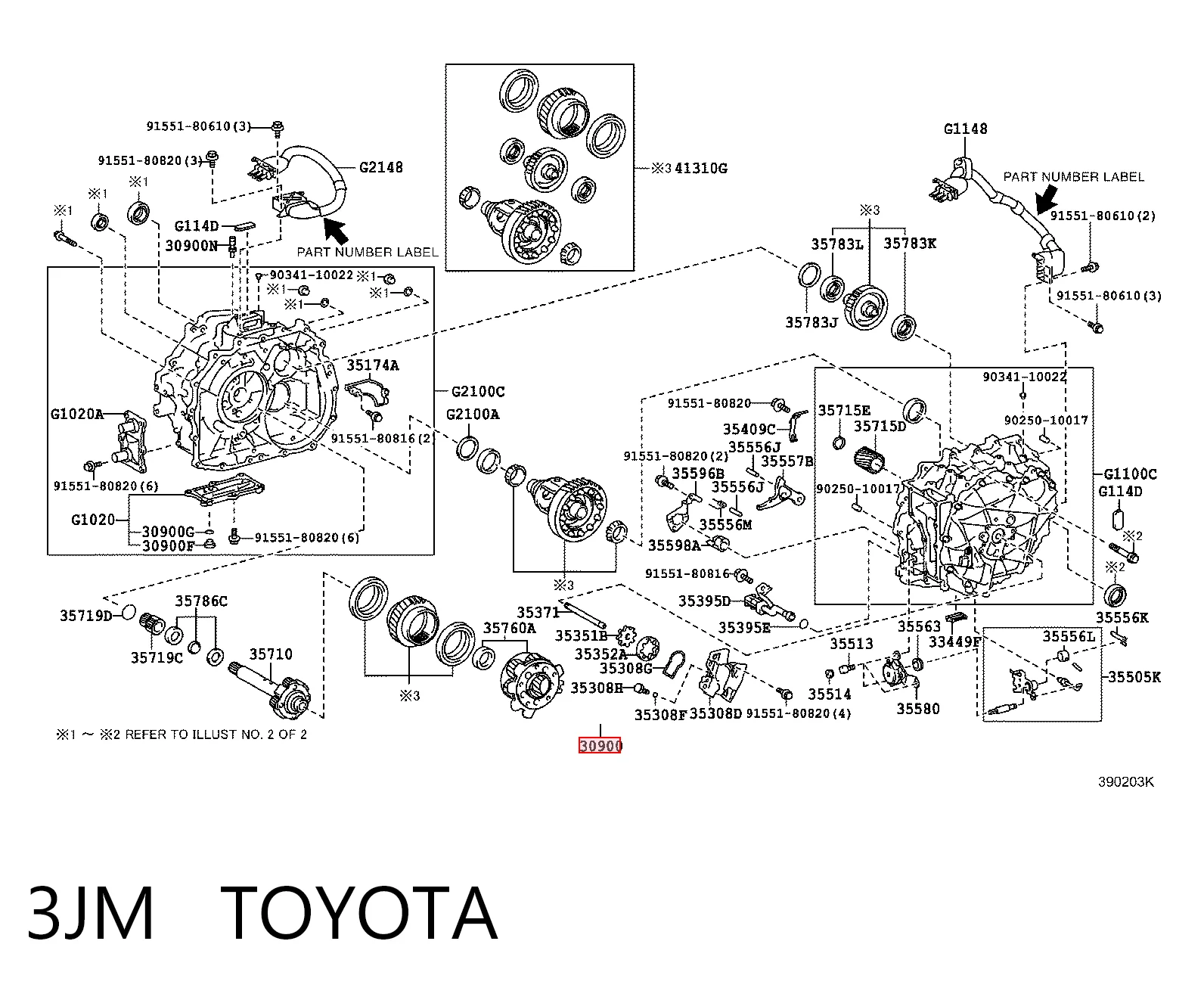 3JM Toyota Transmisión automática