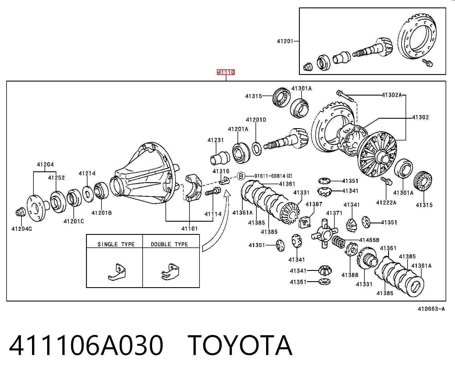 411106A030 Toyota