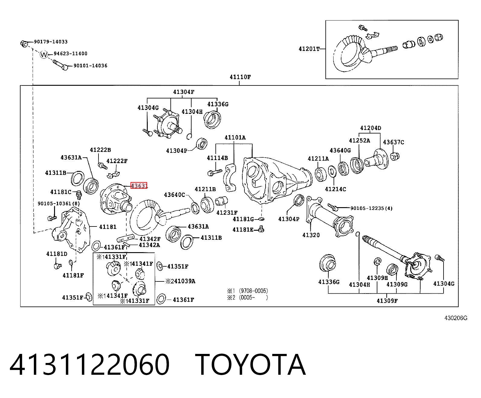 4131122060 Toyota