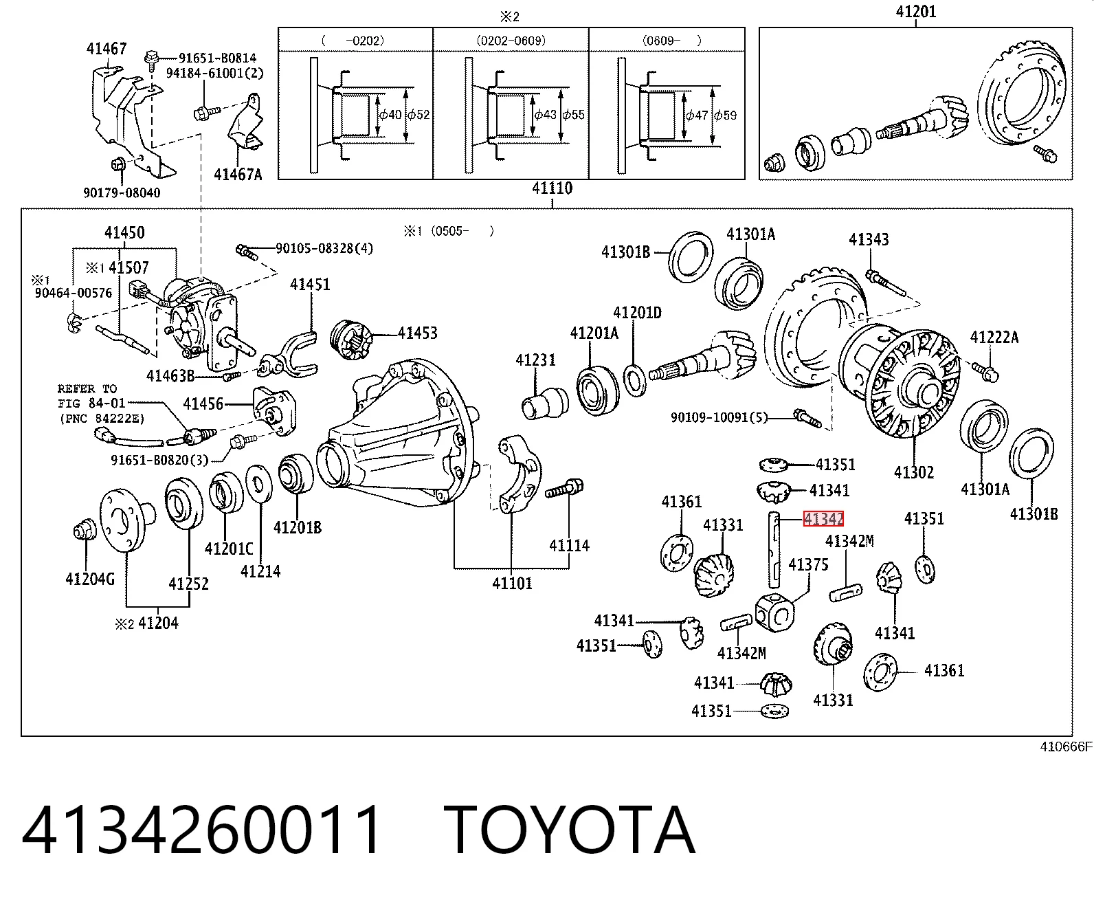 4134260011 Toyota