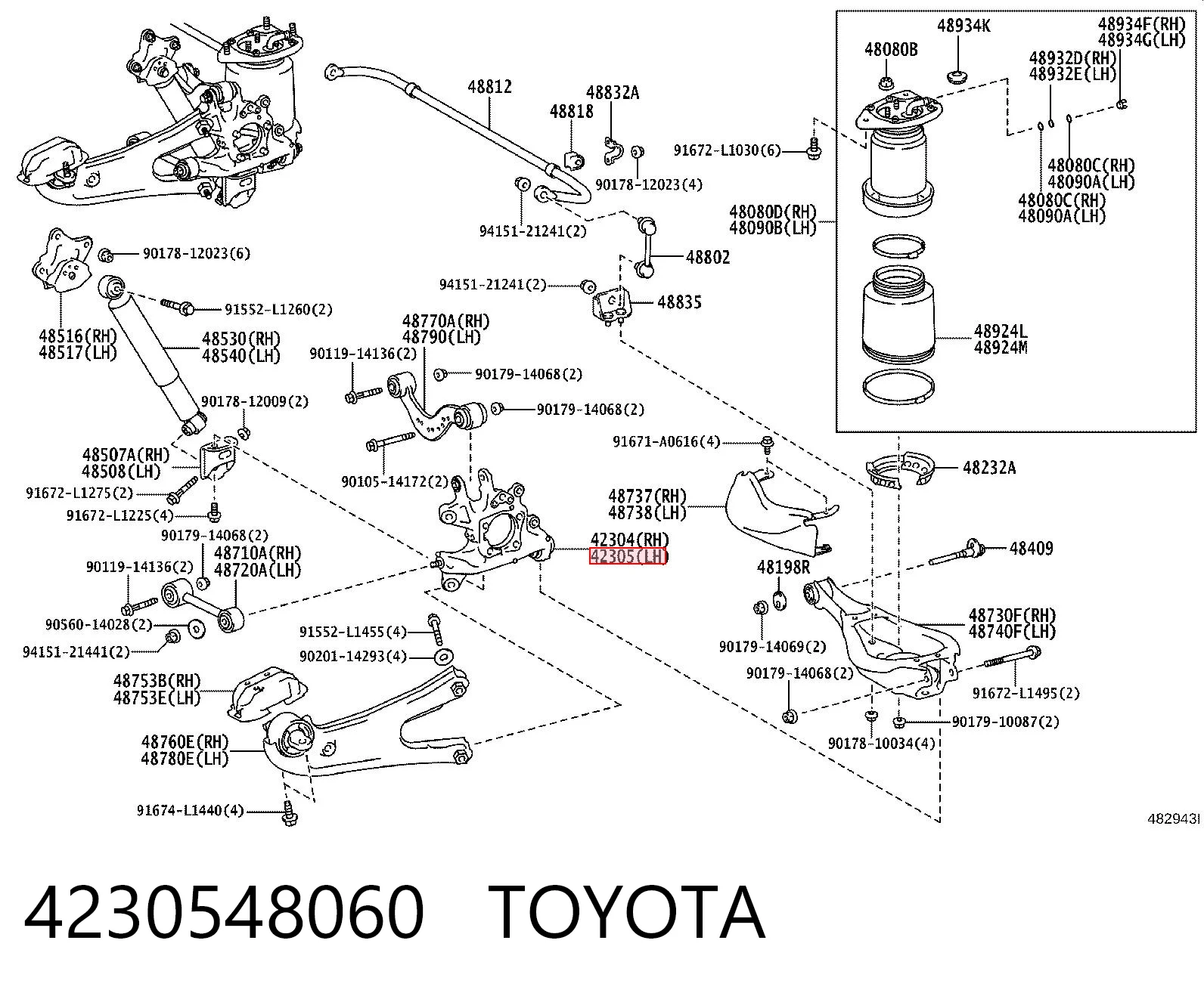 4230548060 Toyota
