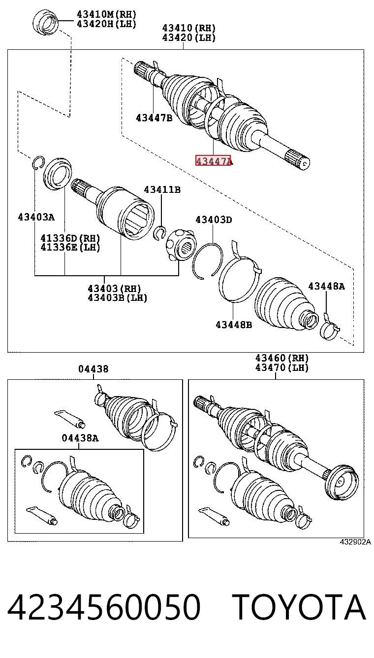 4234560050 Toyota