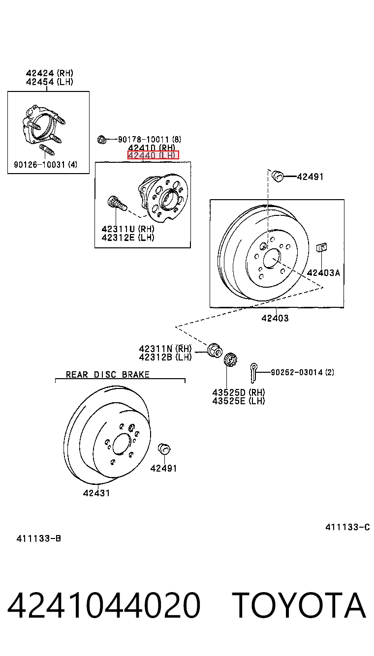 4241044020 Toyota