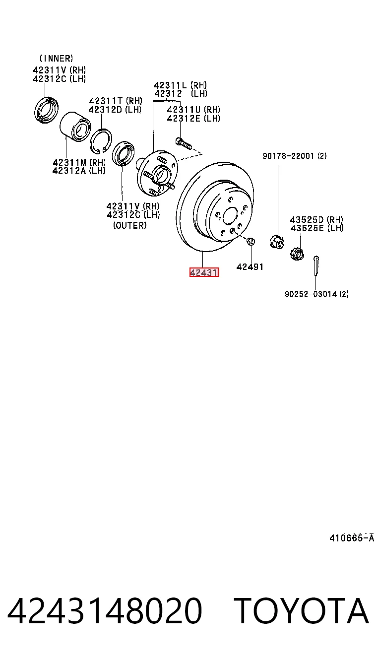 4243148020 Toyota