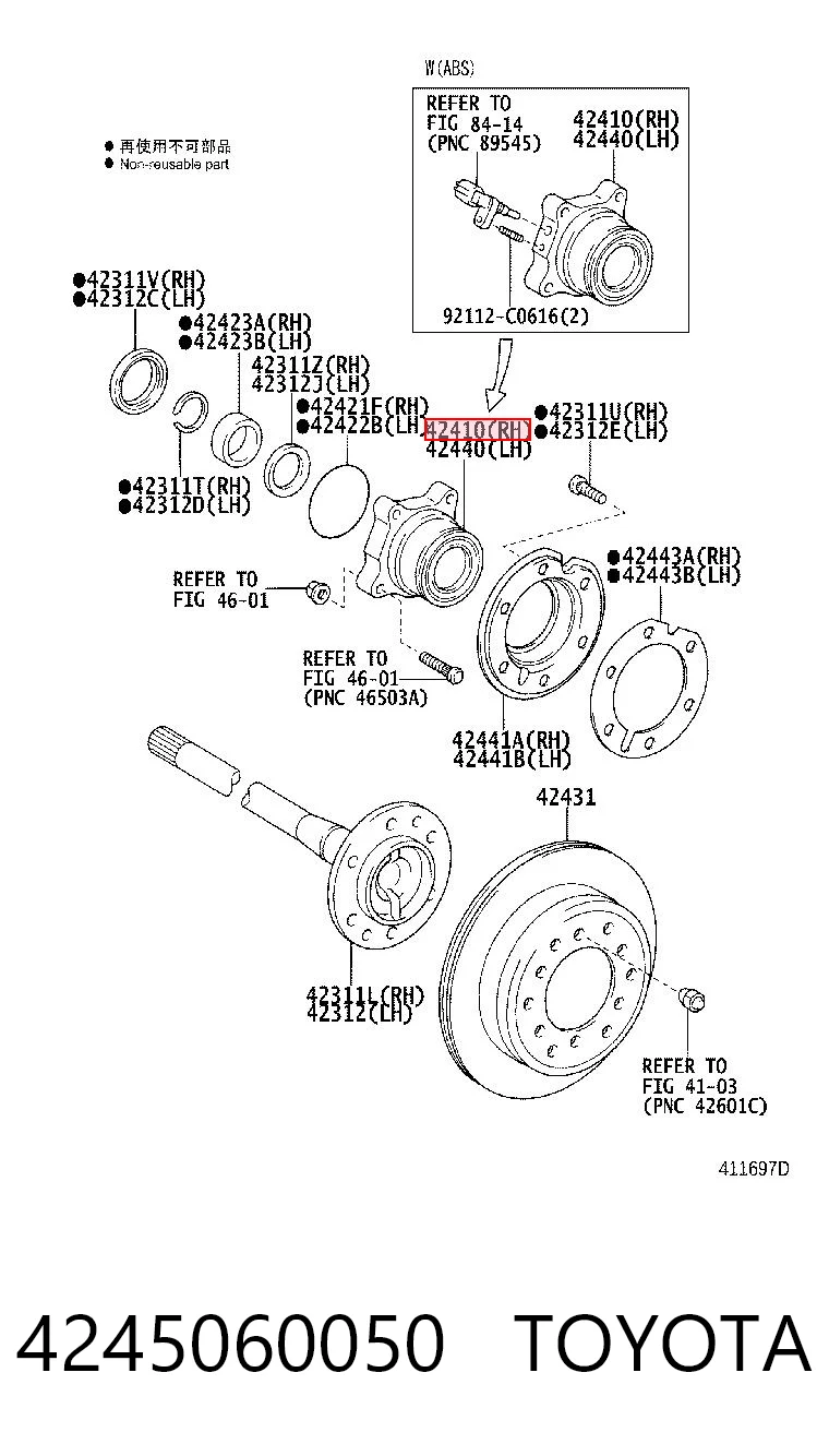 4245060050 Toyota