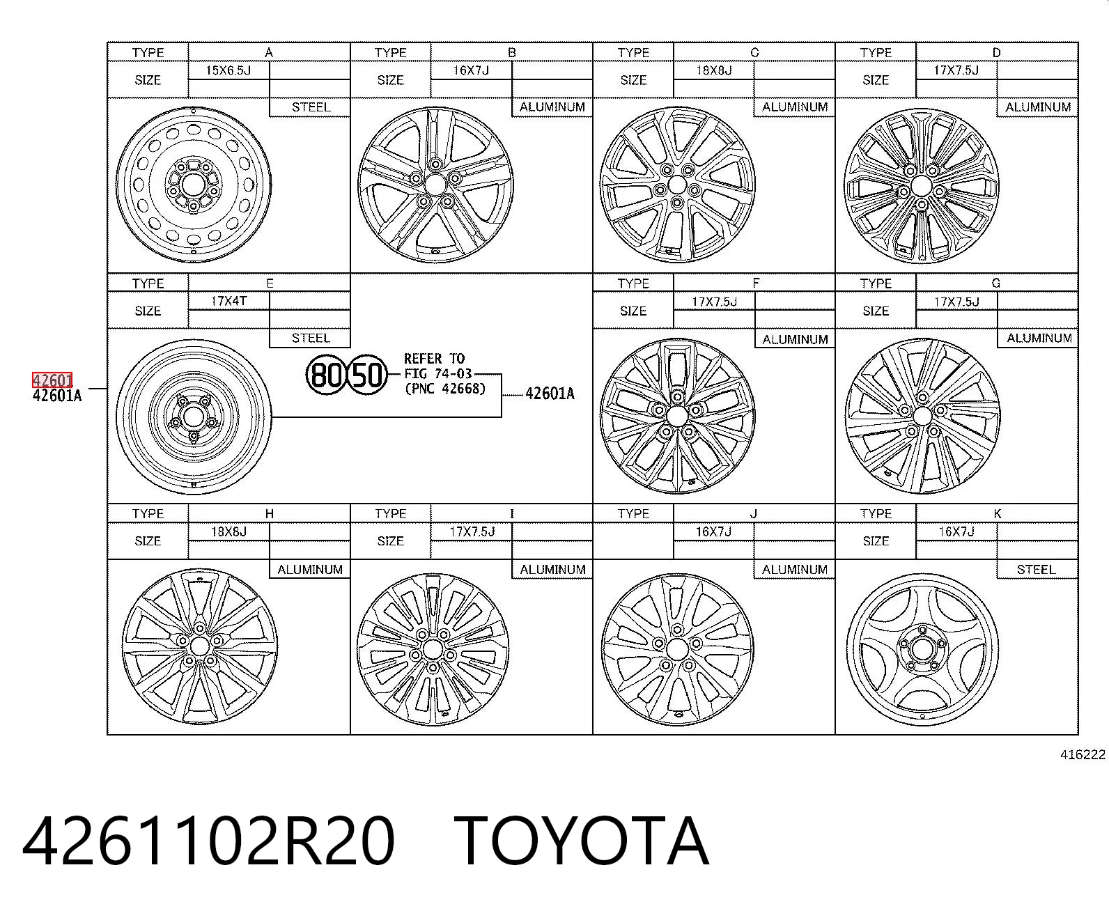 Llantas para Toyota Corolla E21