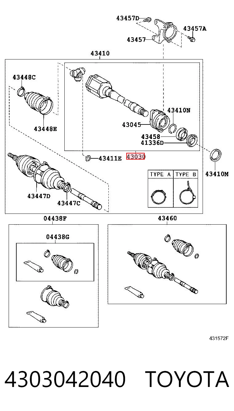 4303042040 Toyota