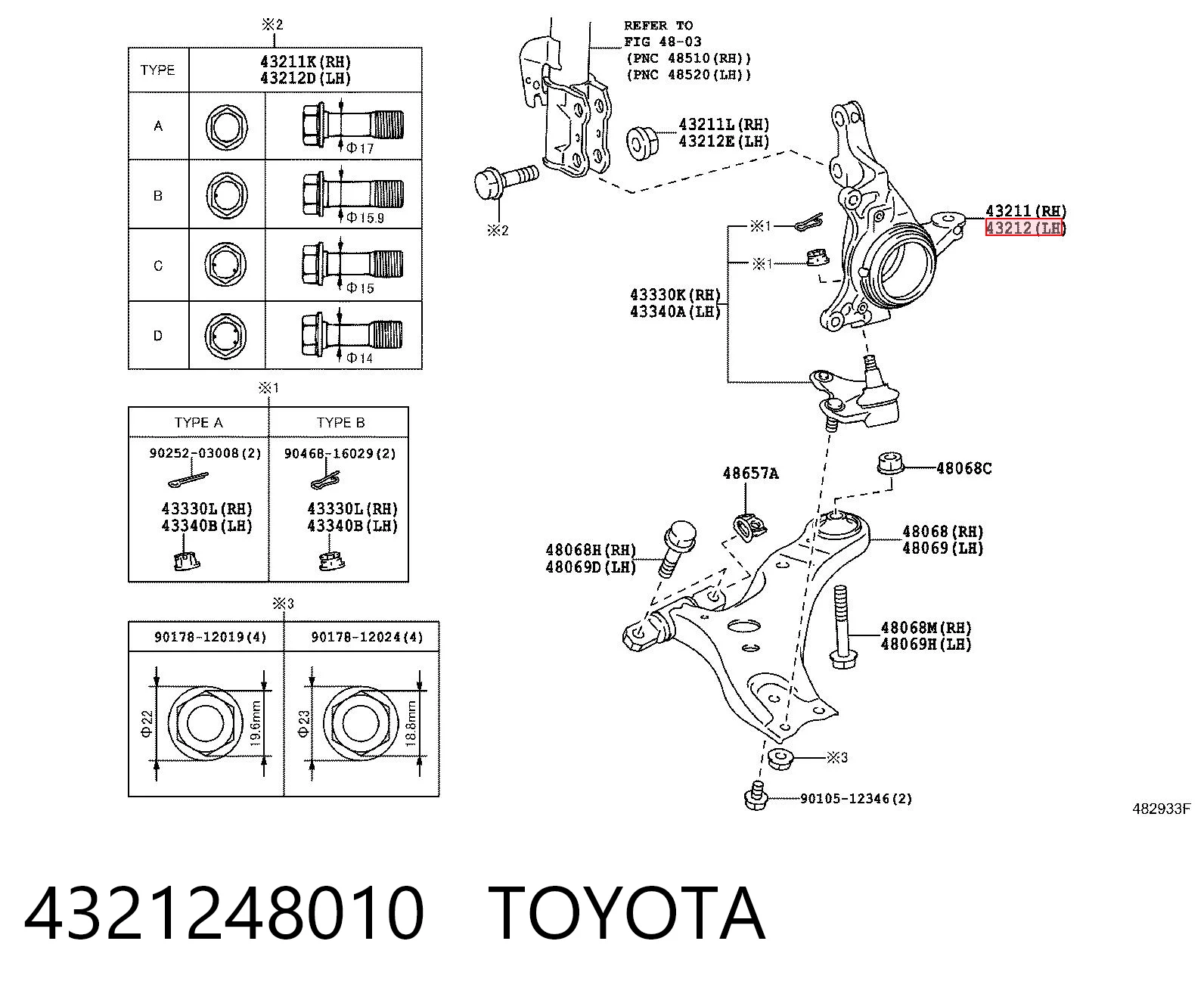 4321248010 Toyota