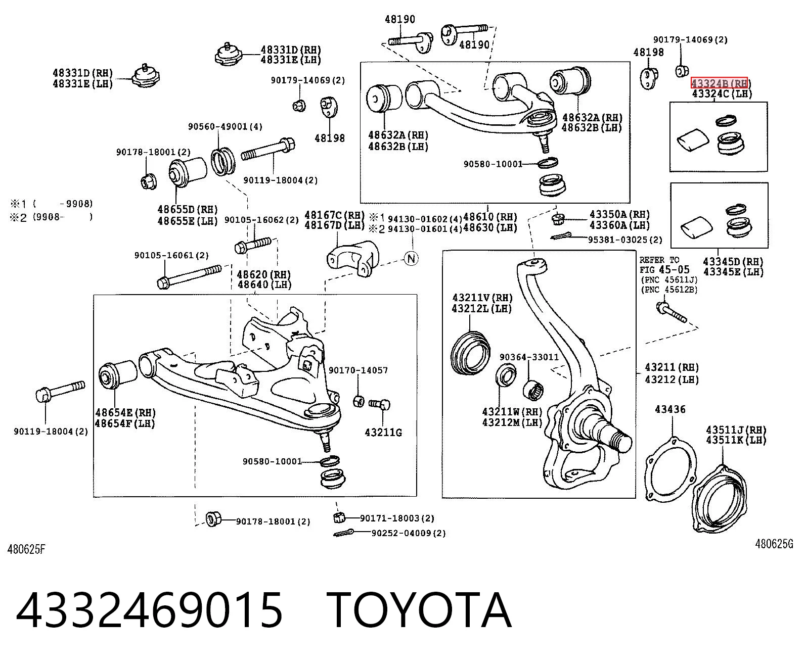 4332469015 Toyota