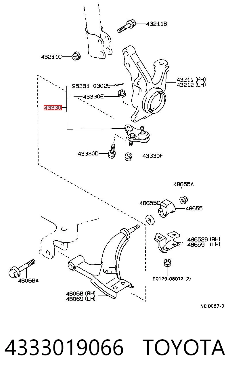 4333019066 Toyota