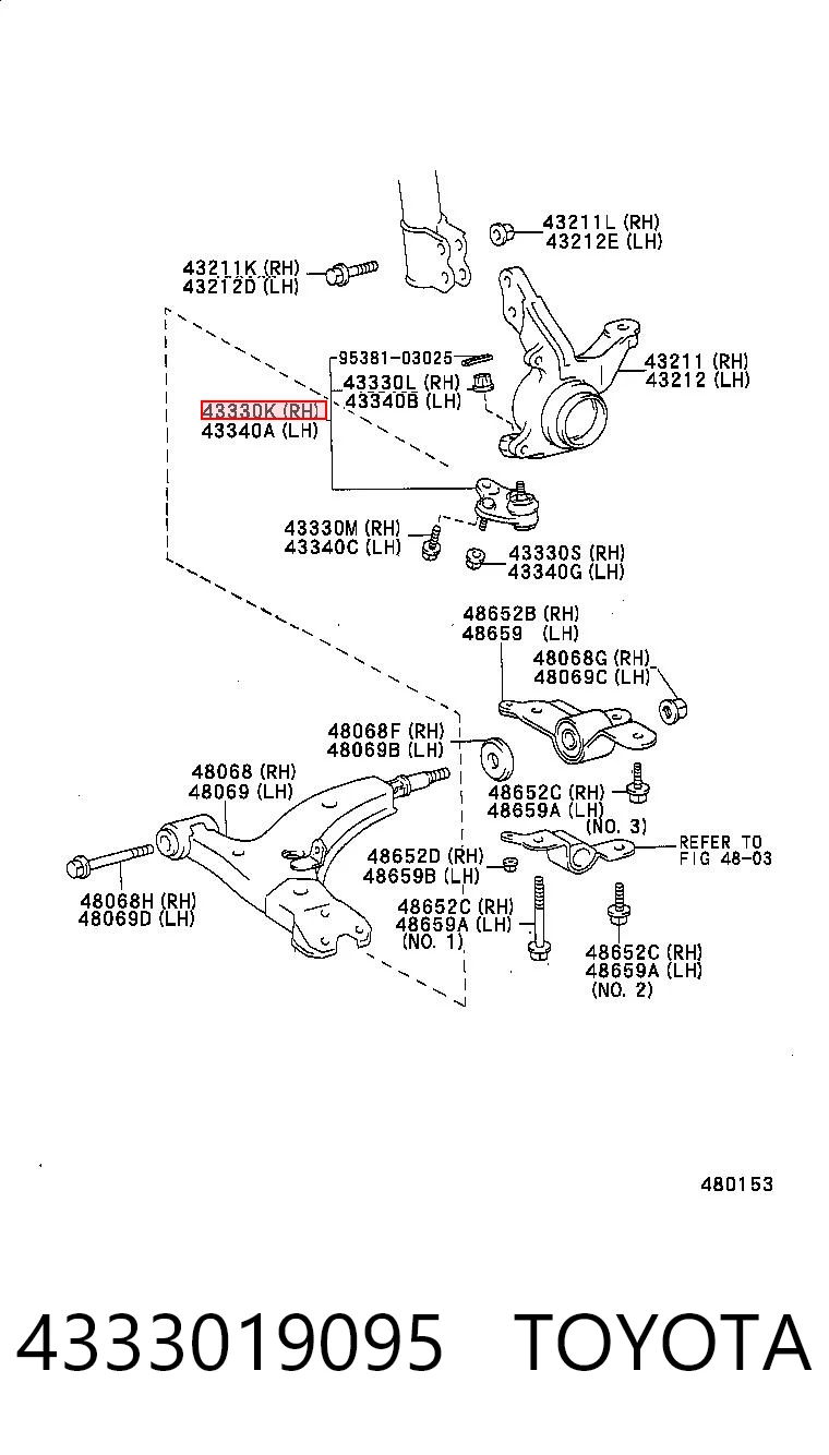 4333019095 Toyota