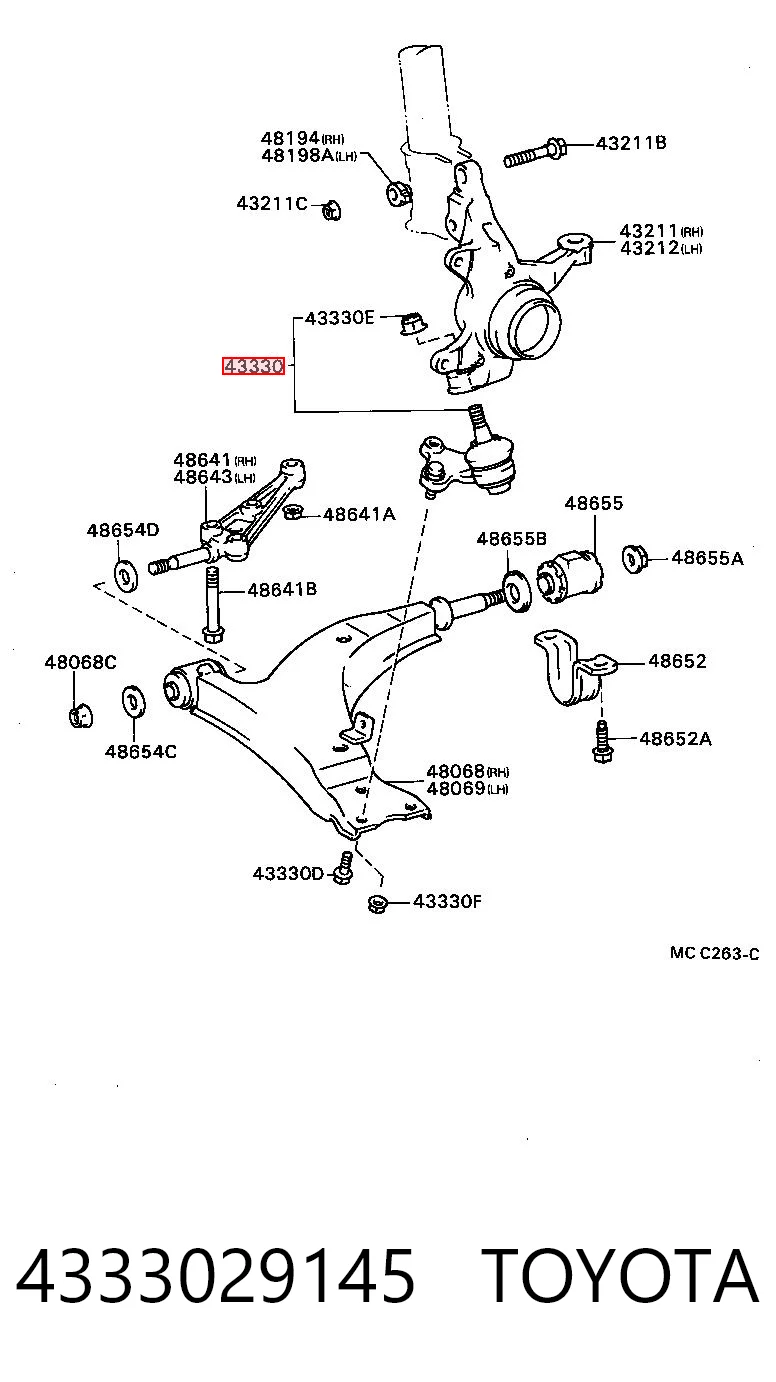 4333029145 Toyota