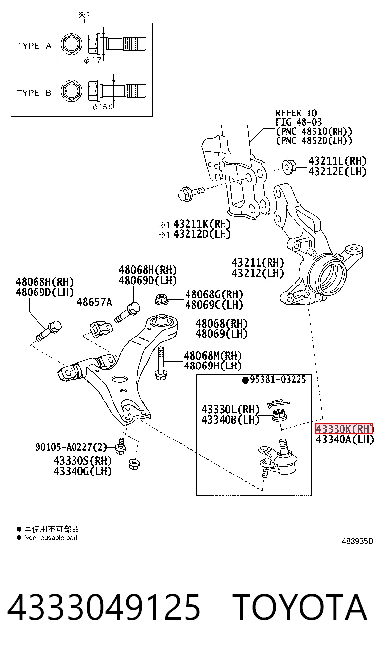 4333049125 Toyota