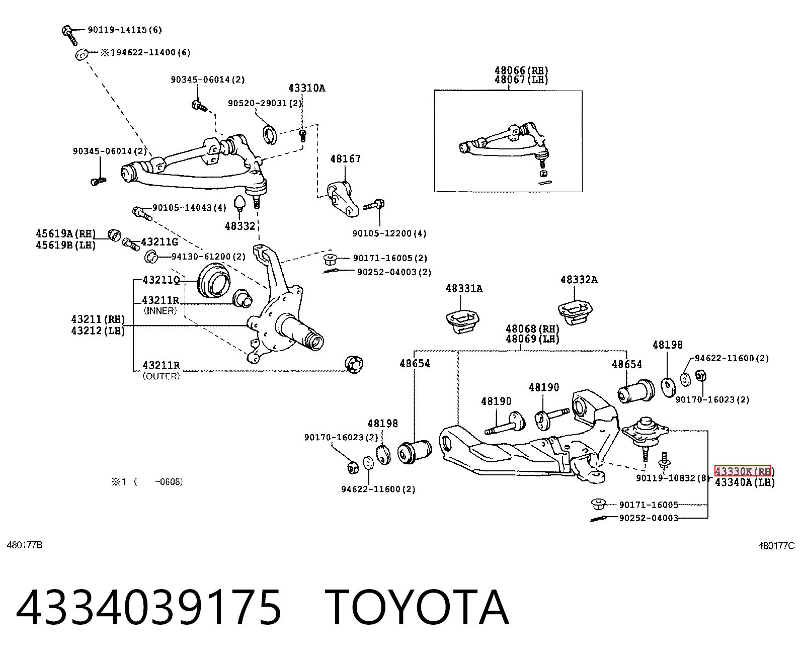 4334039175 Toyota