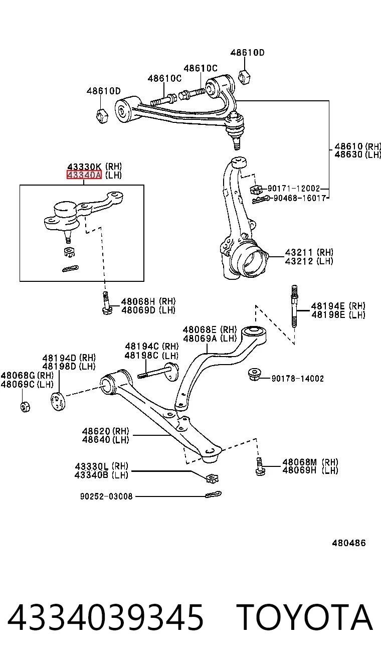 4334039345 Toyota