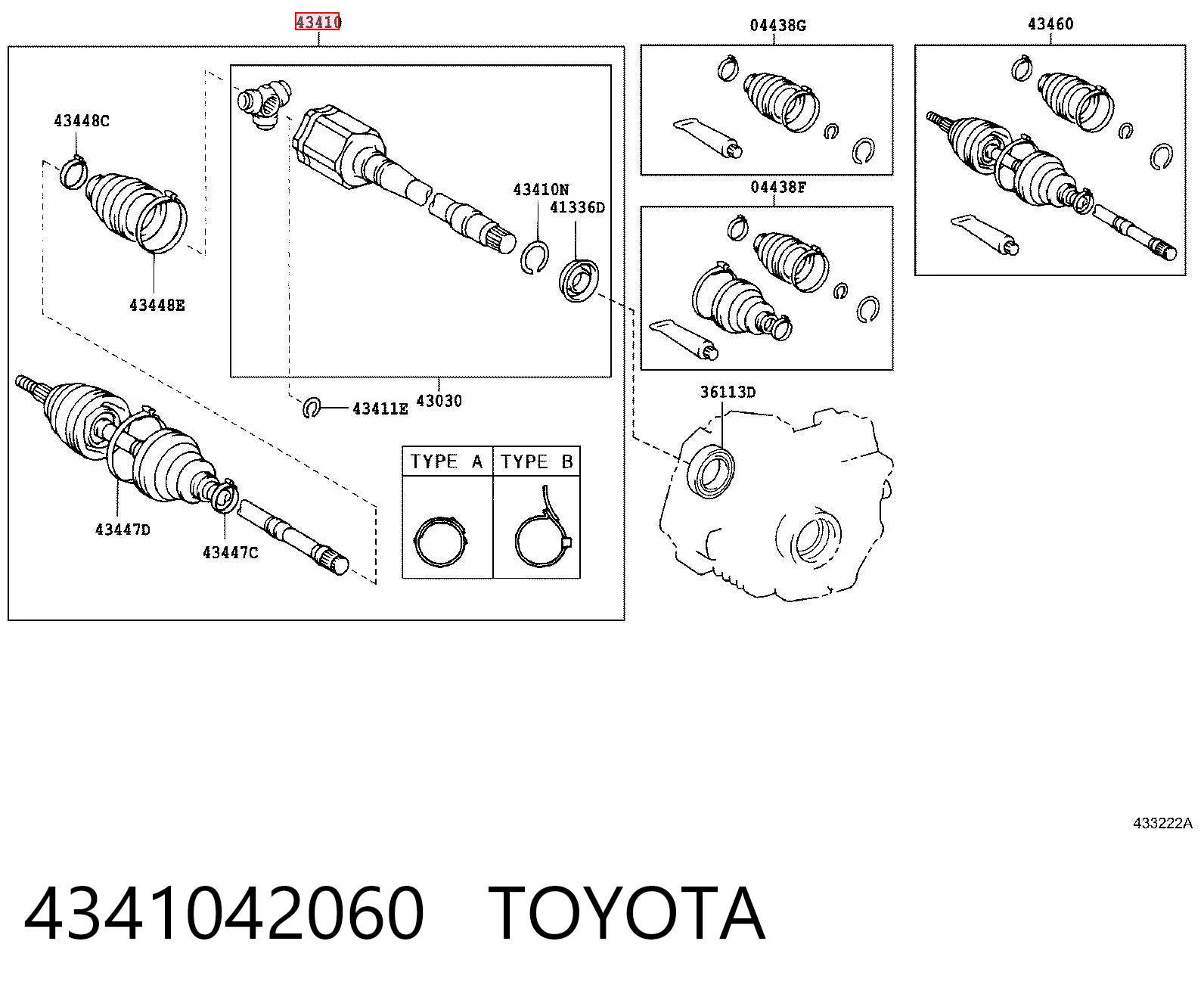 4341042060 Toyota