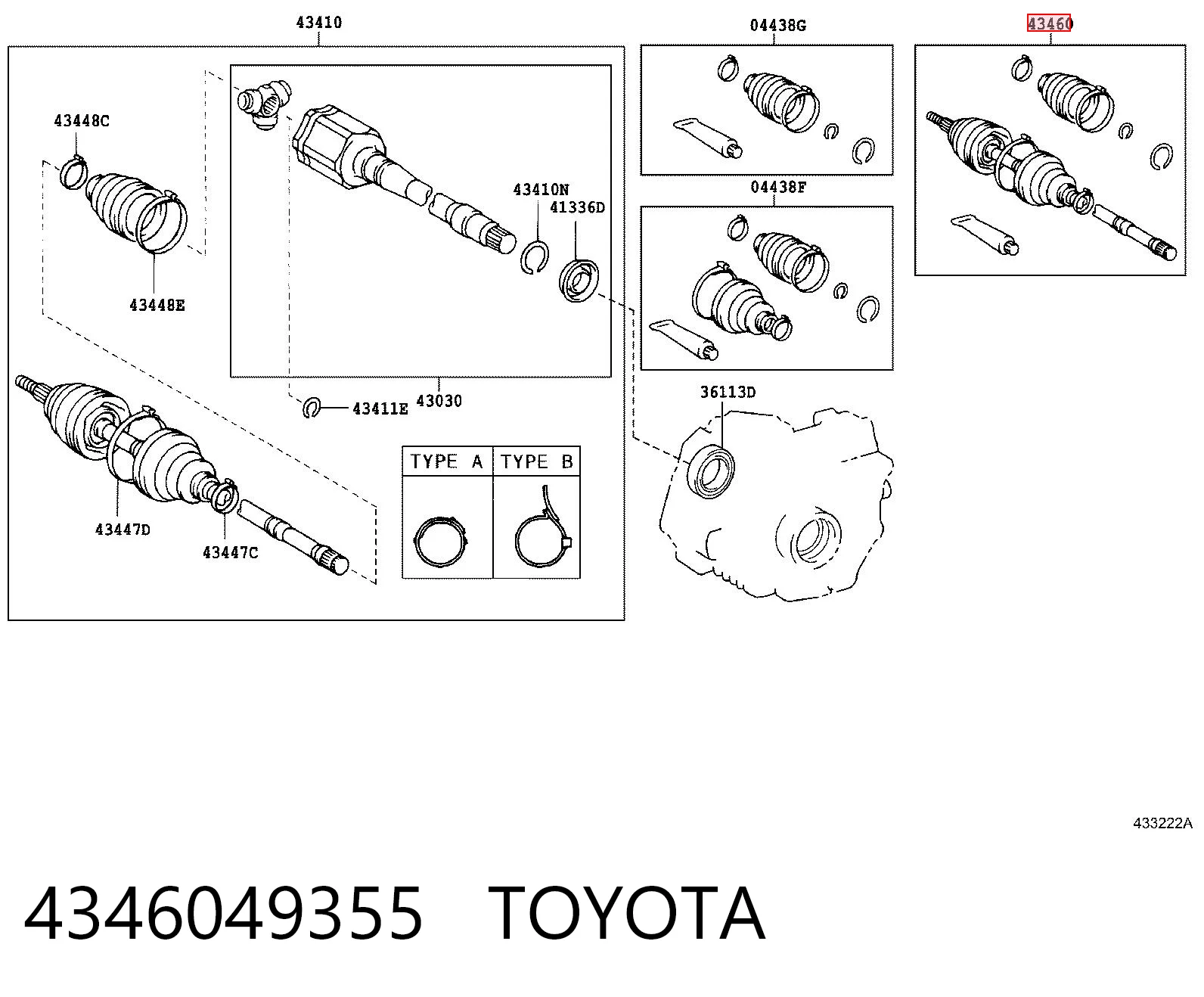 4346049355 Toyota