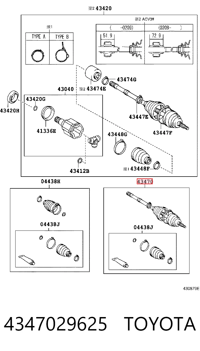 4347029625 Toyota
