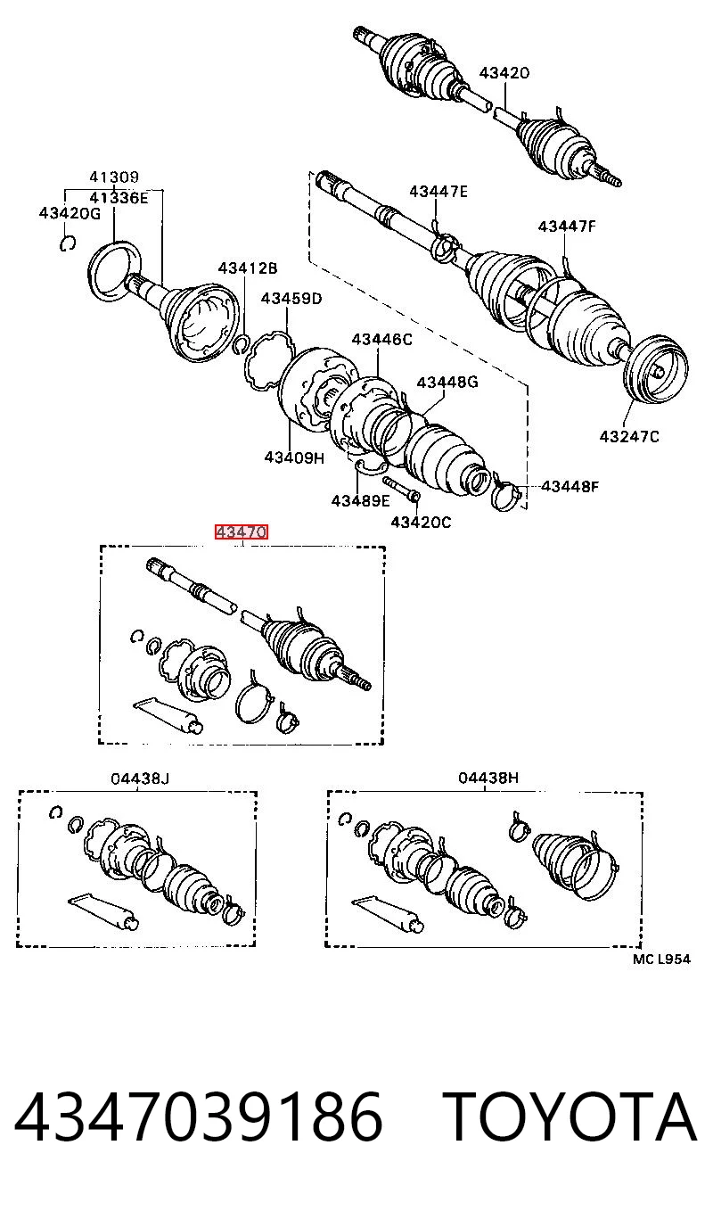 4347039186 Toyota