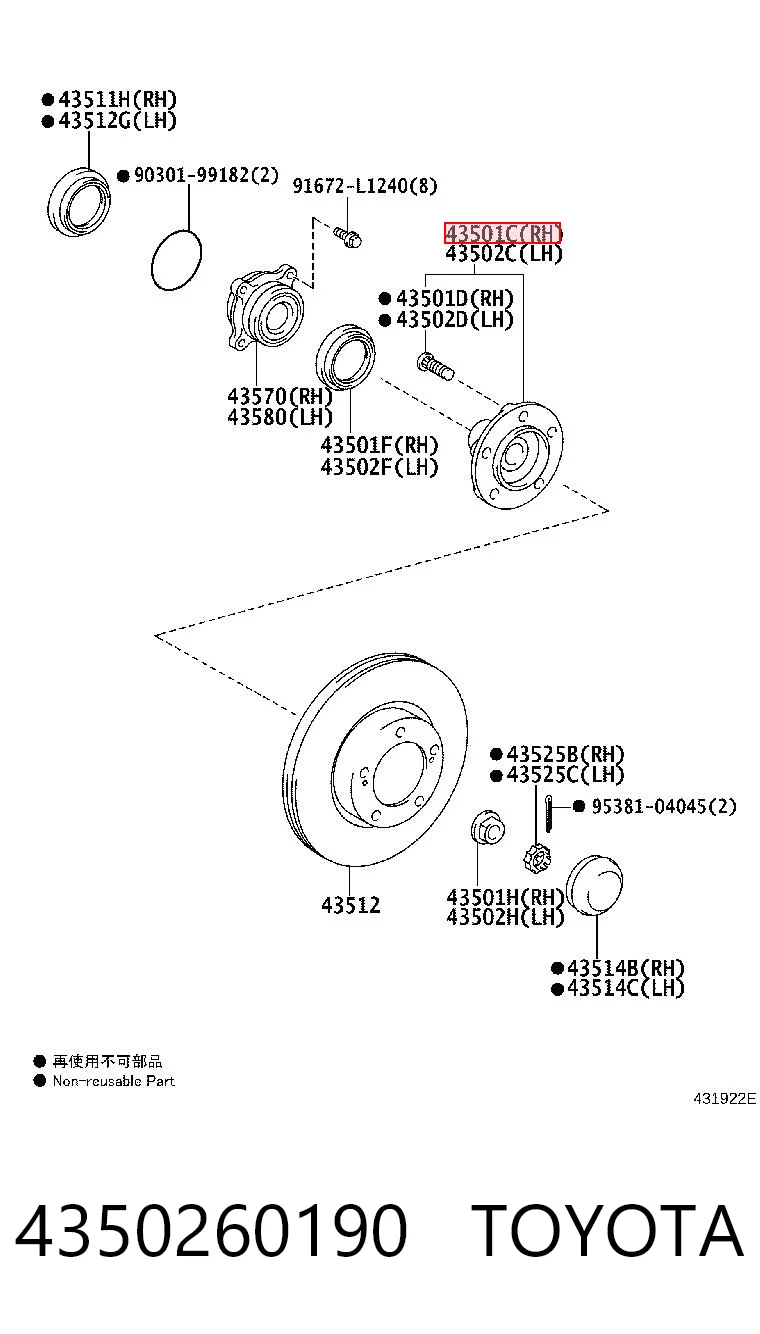 Comprar Bujes de ruedas Land Cruiser  J200