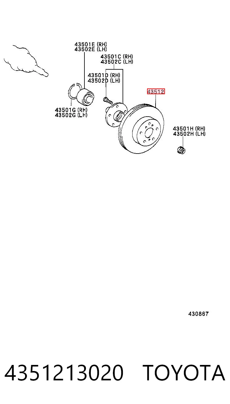 Disco de freno para Ford Transit V