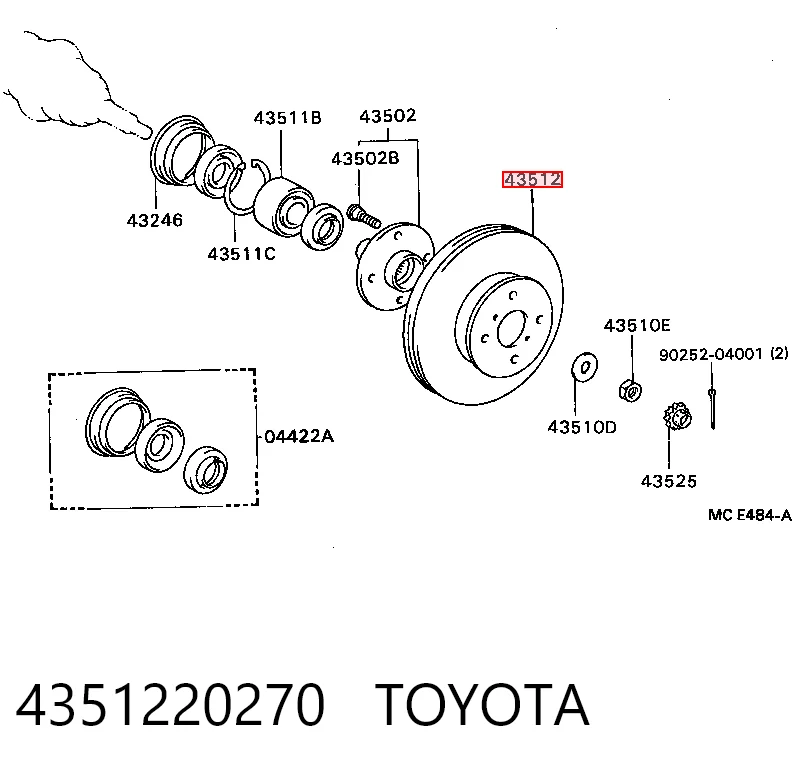 4351220270 Toyota