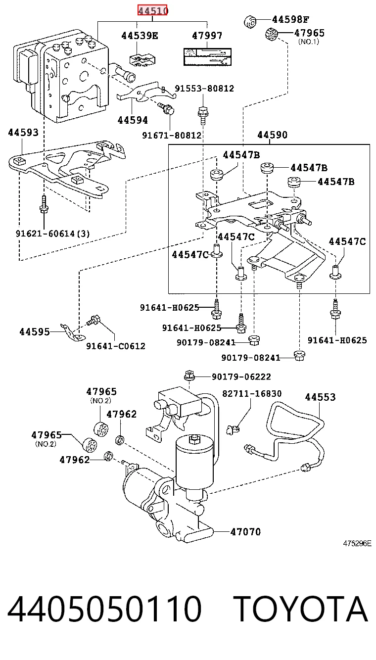Módulo ABS para Lexus LS UVF4